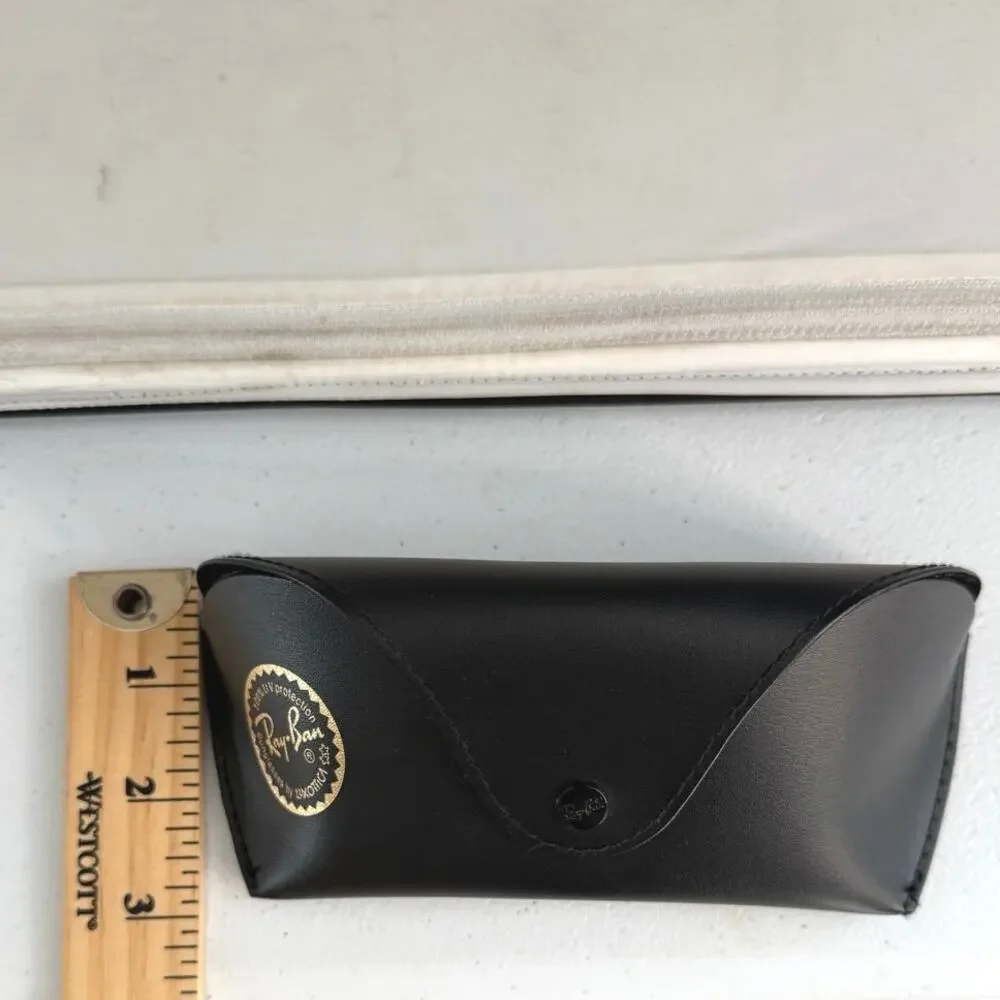 Ray-Ban black sunglasses case semi-hard case *sunglasses not included*